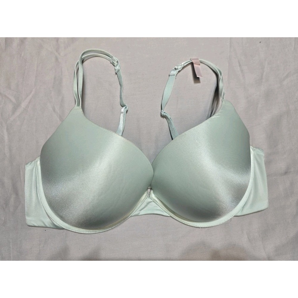 Ambrielle Ultimate Upsize Smooth Bra Push-Up Green 38 D